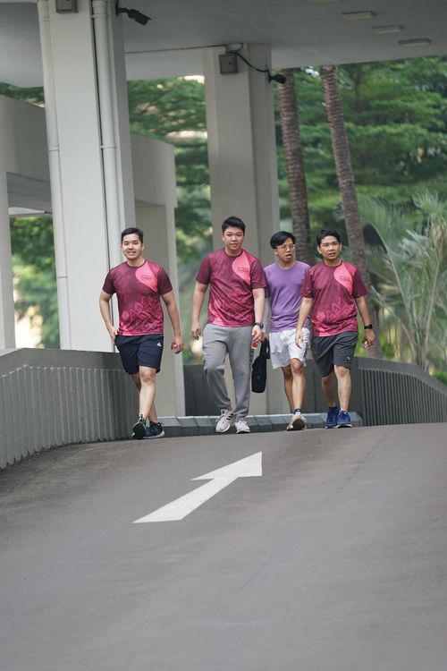 Race photo from Assurance Fun Run 2024