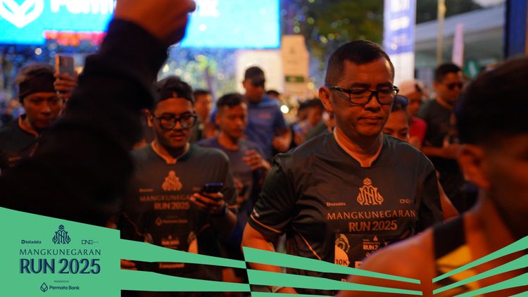 Race photo from Mangkunegaran Run 2025