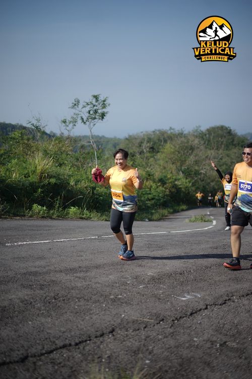 Race photo from Kelud Vertical Challenge 2024