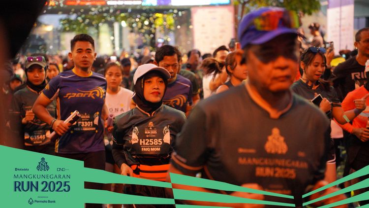 Race photo from Mangkunegaran Run 2025