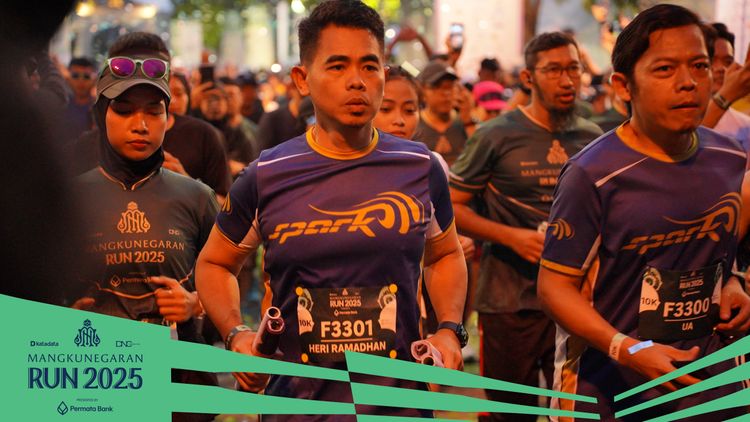 Race photo from Mangkunegaran Run 2025
