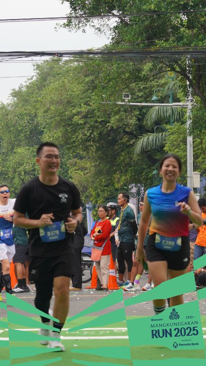 Race photo from Mangkunegaran Run 2025