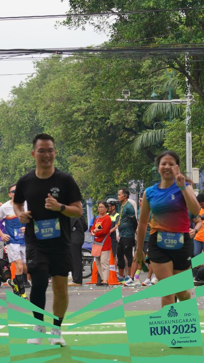 Race photo from Mangkunegaran Run 2025