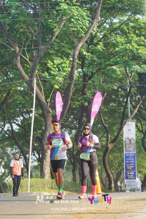 Race photo from BAF LIONS RUN 2024