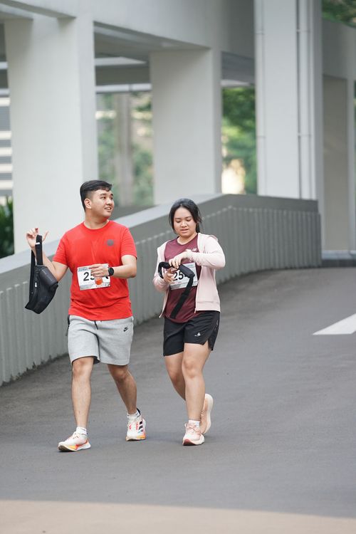 Race photo from Assurance Fun Run 2024