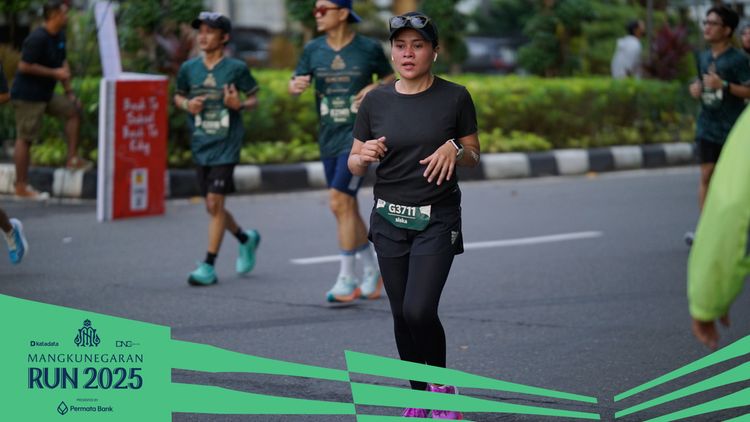 Race photo from Mangkunegaran Run 2025