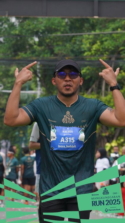 Race photo from Mangkunegaran Run 2025