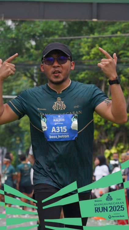 Race photo from Mangkunegaran Run 2025