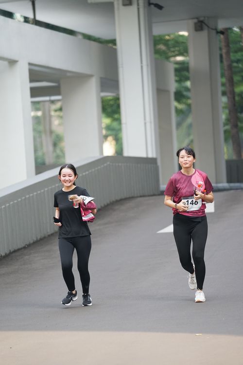 Race photo from Assurance Fun Run 2024