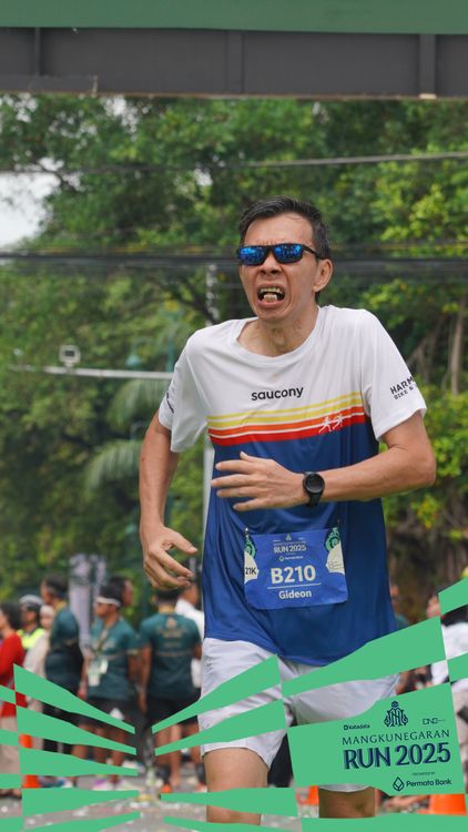 Race photo from Mangkunegaran Run 2025