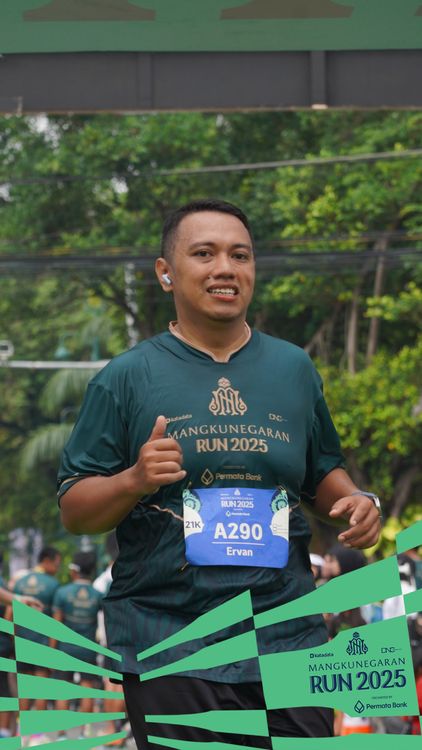 Race photo from Mangkunegaran Run 2025