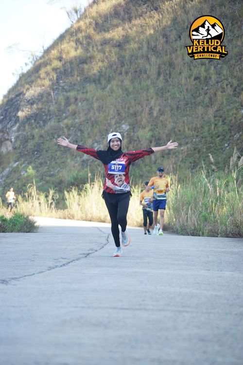 Race photo from Kelud Vertical Challenge 2024