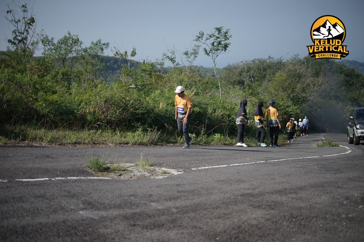 Race photo from Kelud Vertical Challenge 2024