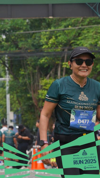 Race photo from Mangkunegaran Run 2025