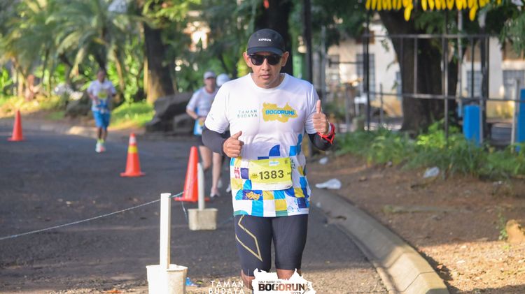 Race photo from Taman Budaya x BOGORUN 2025