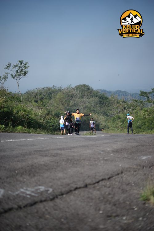 Race photo from Kelud Vertical Challenge 2024