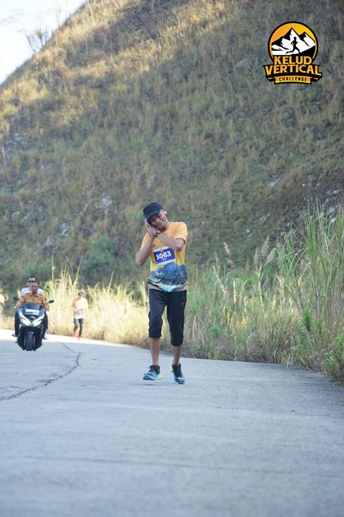 Race photo from Kelud Vertical Challenge 2024