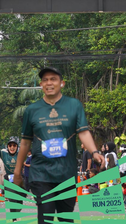 Race photo from Mangkunegaran Run 2025