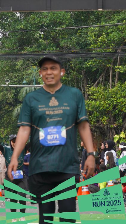 Race photo from Mangkunegaran Run 2025