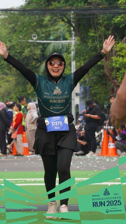 Race photo from Mangkunegaran Run 2025