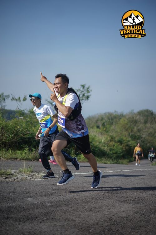 Race photo from Kelud Vertical Challenge 2024