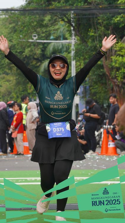 Race photo from Mangkunegaran Run 2025