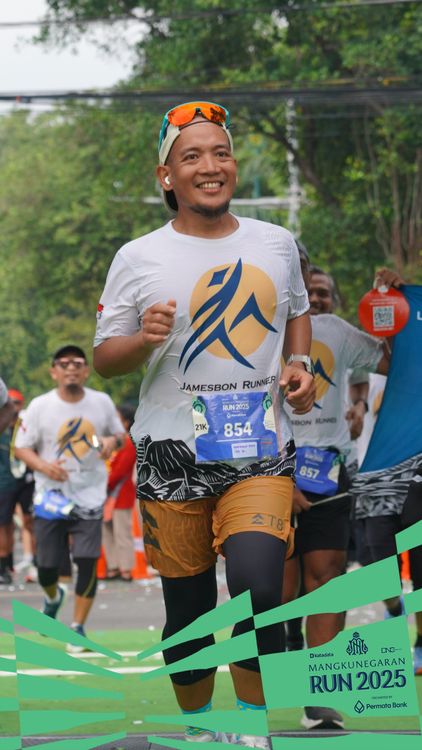Race photo from Mangkunegaran Run 2025