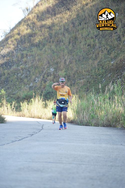 Race photo from Kelud Vertical Challenge 2024