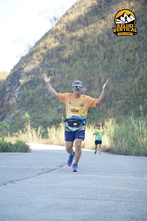 Race photo from Kelud Vertical Challenge 2024