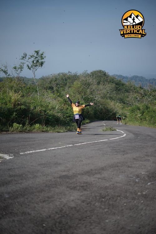 Race photo from Kelud Vertical Challenge 2024