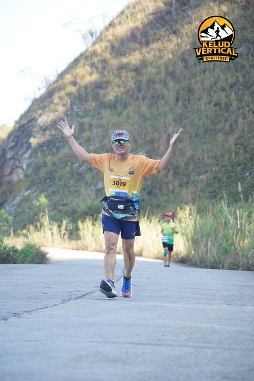 Race photo from Kelud Vertical Challenge 2024
