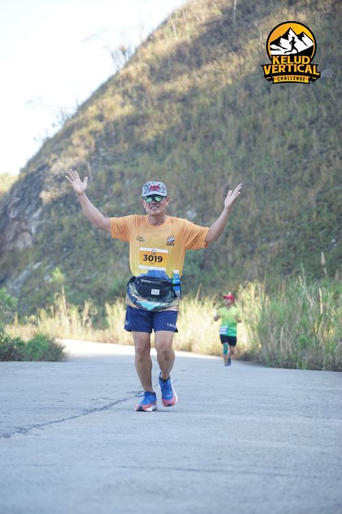 Race photo from Kelud Vertical Challenge 2024
