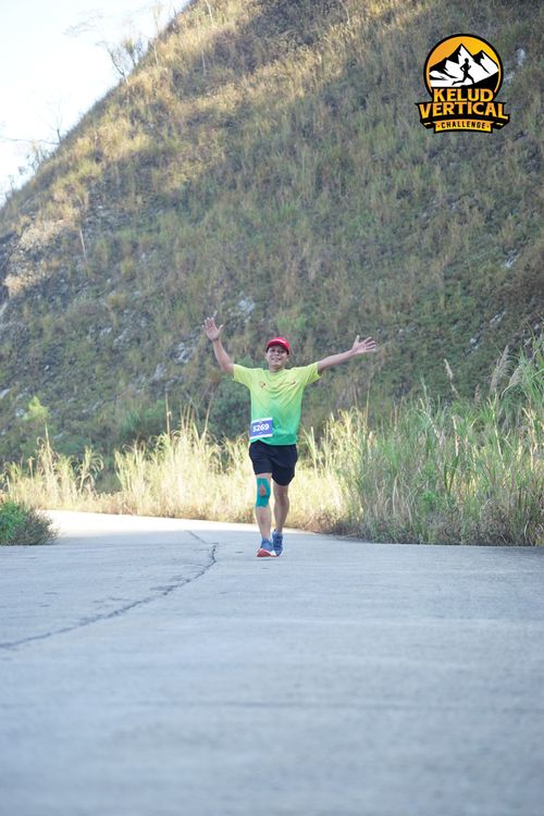 Race photo from Kelud Vertical Challenge 2024