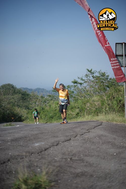 Race photo from Kelud Vertical Challenge 2024