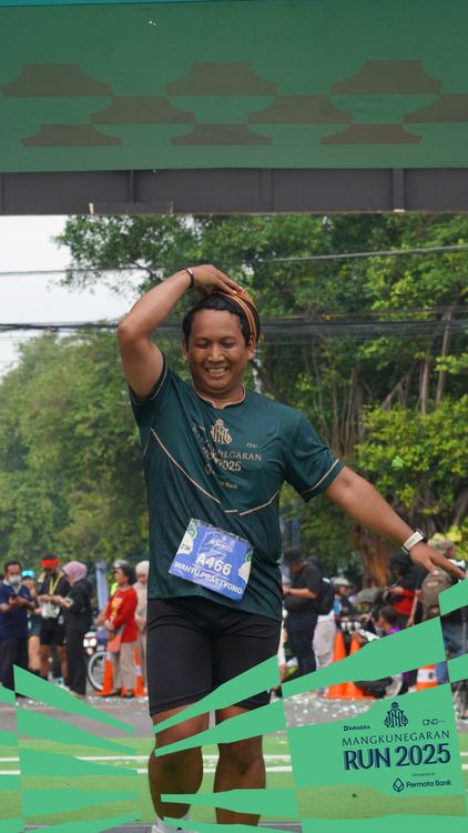 Race photo from Mangkunegaran Run 2025