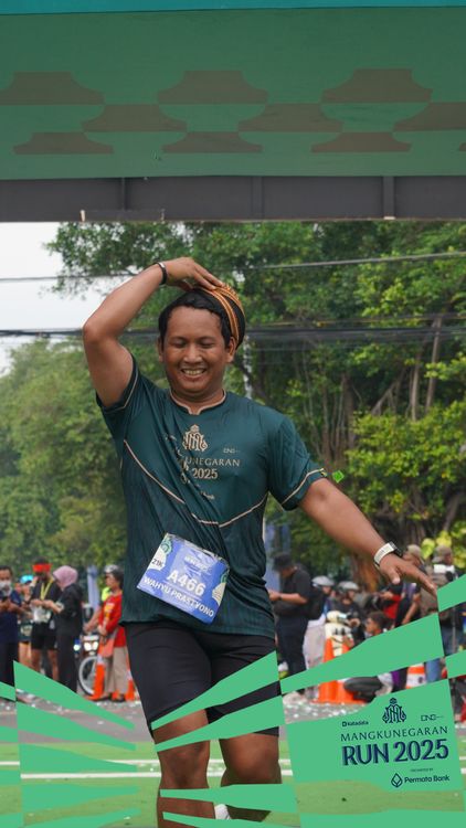 Race photo from Mangkunegaran Run 2025