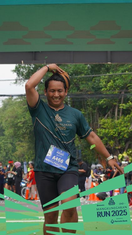 Race photo from Mangkunegaran Run 2025