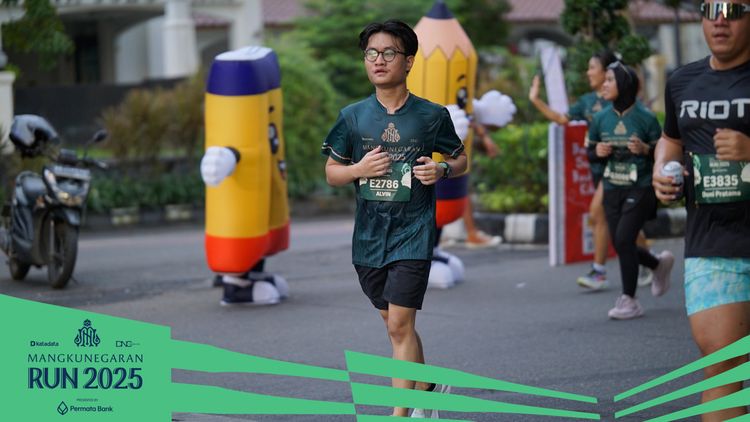 Race photo from Mangkunegaran Run 2025