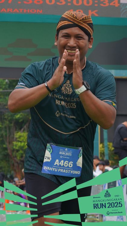 Race photo from Mangkunegaran Run 2025