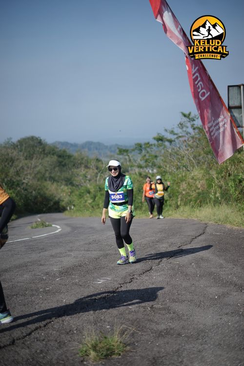 Race photo from Kelud Vertical Challenge 2024