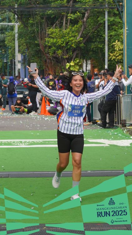 Race photo from Mangkunegaran Run 2025
