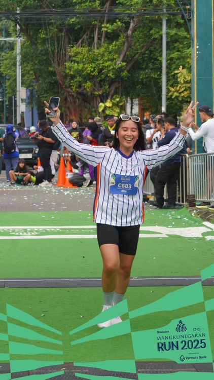 Race photo from Mangkunegaran Run 2025