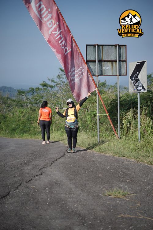 Race photo from Kelud Vertical Challenge 2024