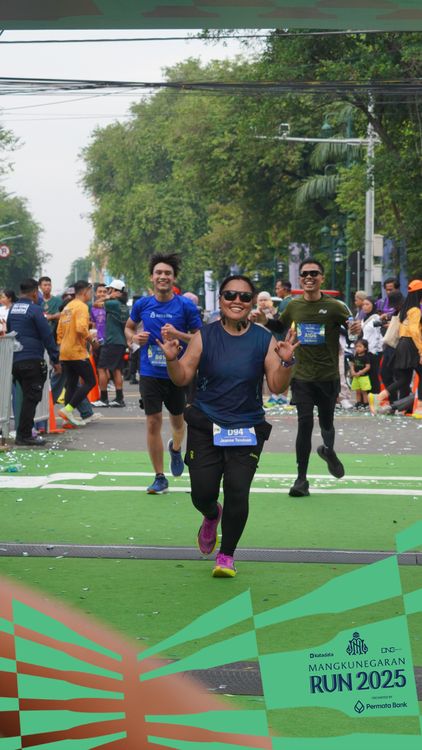 Race photo from Mangkunegaran Run 2025