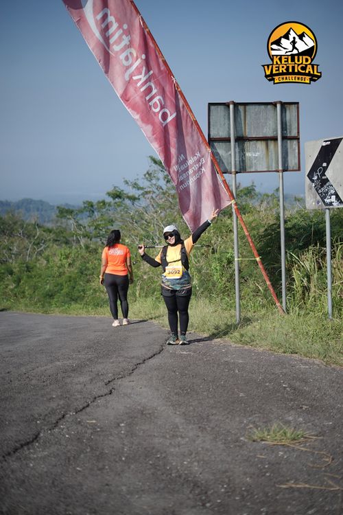 Race photo from Kelud Vertical Challenge 2024