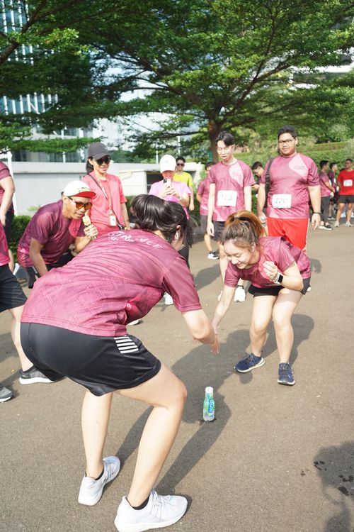Race photo from Assurance Fun Run 2024
