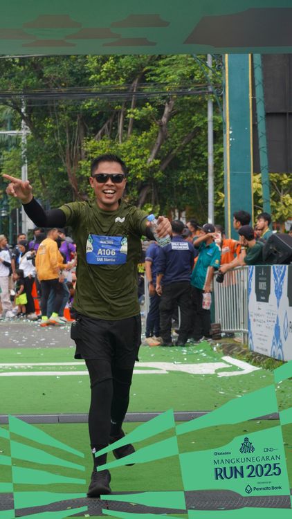 Race photo from Mangkunegaran Run 2025