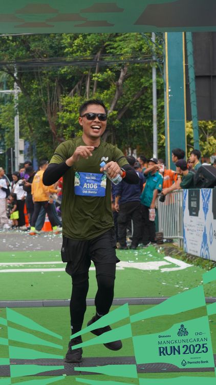 Race photo from Mangkunegaran Run 2025