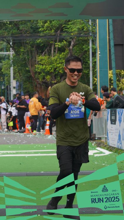 Race photo from Mangkunegaran Run 2025