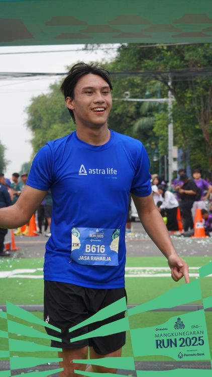 Race photo from Mangkunegaran Run 2025